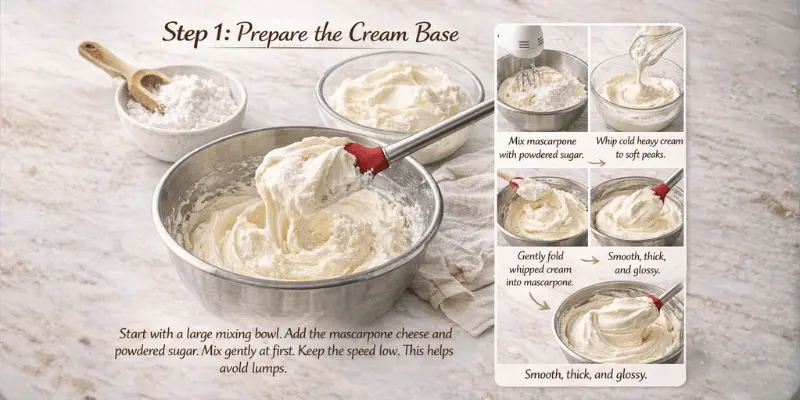 Easy Biscoff Tiramisu recipe step 1