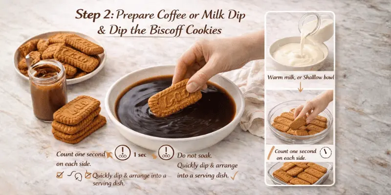 Easy Biscoff Tiramisu recipe step 2
