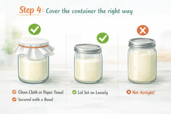 Homemade Sour Cream Step 4 Homemade sour cream step 4