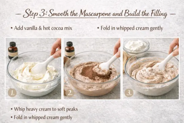 Hot Chocolate Tiramisu Step 3 Hot chocolate tiramisu step 3