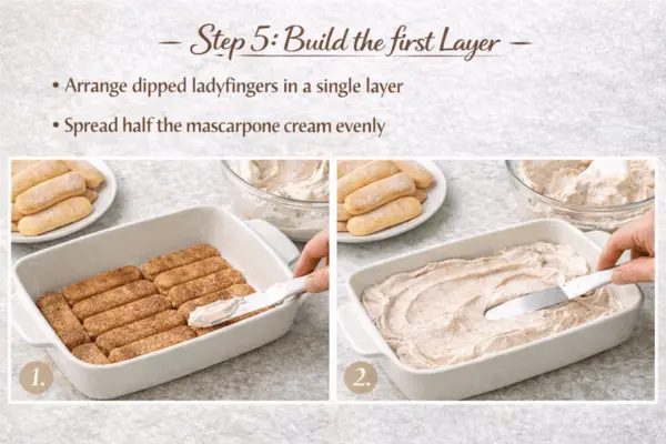 Hot Chocolate Tiramisu Step 5 Hot chocolate tiramisu step 5