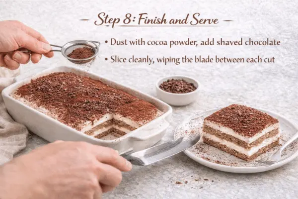 Hot Chocolate Tiramisu Step 8 Hot chocolate tiramisu step 8