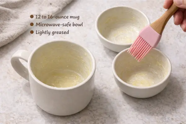 Microwave Chocolate Pudding Cake step 1