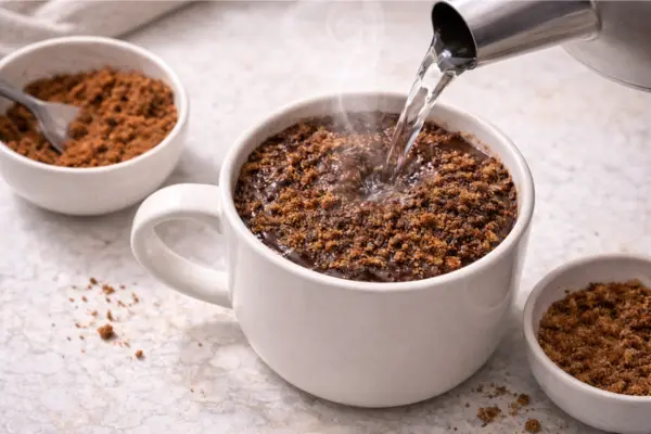 Microwave Chocolate Pudding Cake step 5