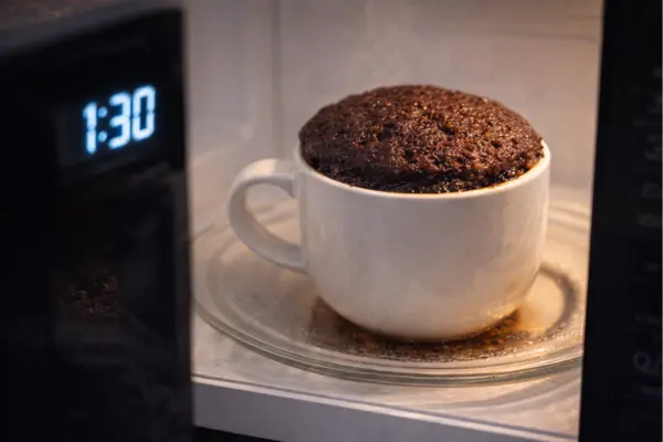 Microwave Chocolate Pudding Cake step 6