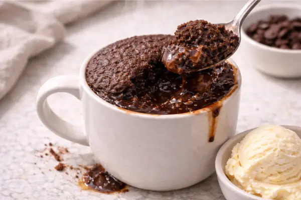 Microwave Chocolate Pudding Cake step 8