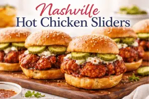 Nashville Hot Chicken Sliders That Bring Big Crunch and Bold Heat