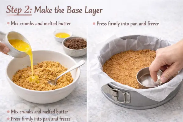 Neapolitan Ice Cream Cake step 2