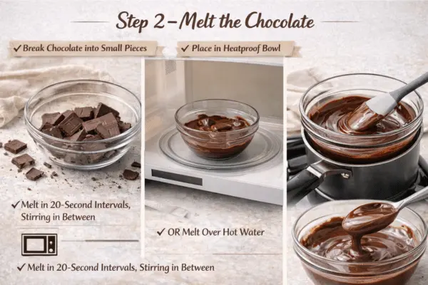 No Bake Chocolate Cheesecake Step 2 No Bake Chocolate Cheesecake step 2