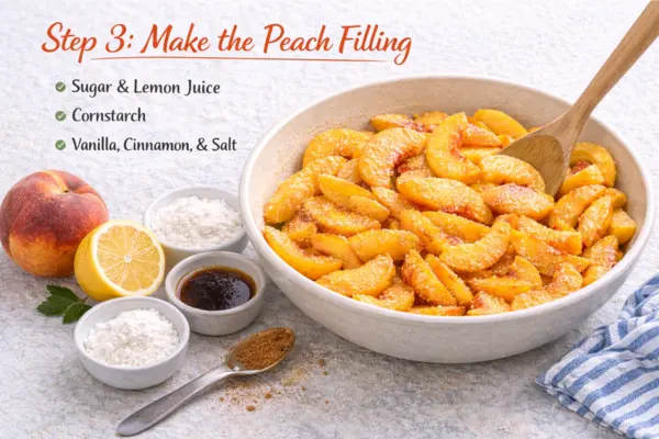 Peach Crumble Recipe step 3