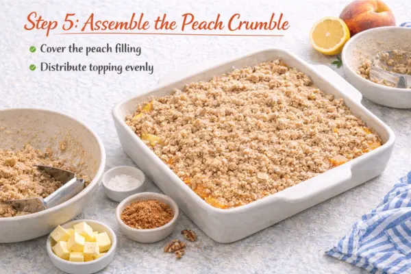 Peach Crumble Recipe step 5