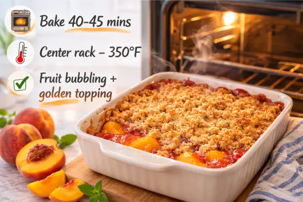 Peach Crumble Recipe step 6