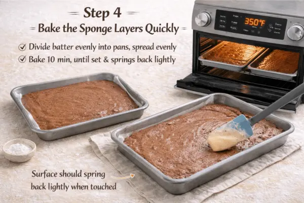 Vertical Black Forest Swiss Roll Step 4 Vertical Black Forest Swiss Roll step 4