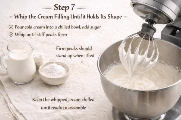 Vertical Black Forest Swiss Roll Step 7 Vertical Black Forest Swiss Roll step 7