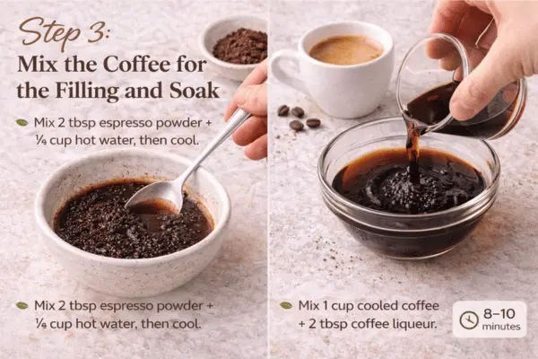 Baked Tiramisu Cheesecake Step 3 baked tiramisu cheesecake step 3