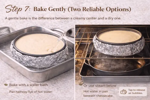 Baked Tiramisu Cheesecake Step 7 baked tiramisu cheesecake step 7