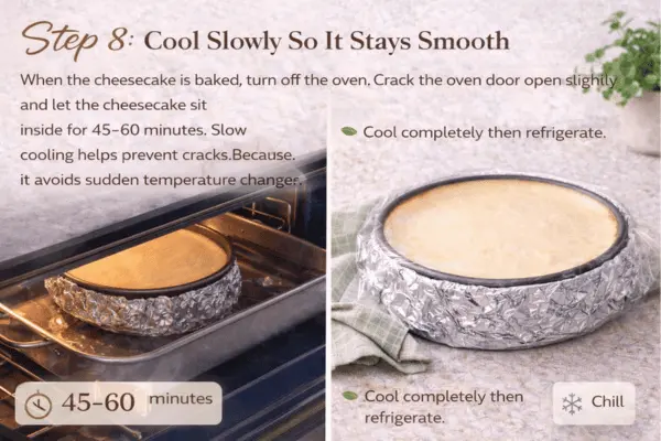 Baked Tiramisu Cheesecake Step 8 baked tiramisu cheesecake step 8