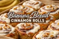 Soft & Gooey Banana Bread Cinnamon Rolls Recipe