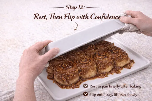 best sticky pecan cinnamon buns step 12