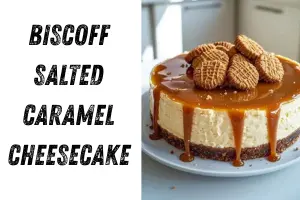 Biscoff Salted Caramel Cheesecake: Creamy, Decadent, and Irresistible