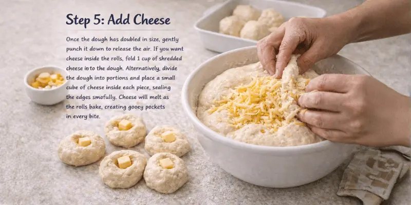 cheesy bread rolls recipe step 5