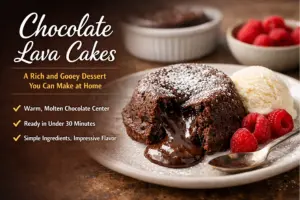 How to Make Chocolate Lava Cakes in 9 Steps