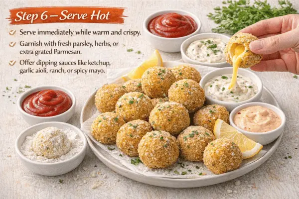 crispy fried mashed potato balls step 6