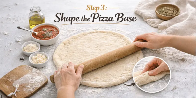 Easy Pizza Margherita Recipe Step 3 easy pizza margherita recipe step 3