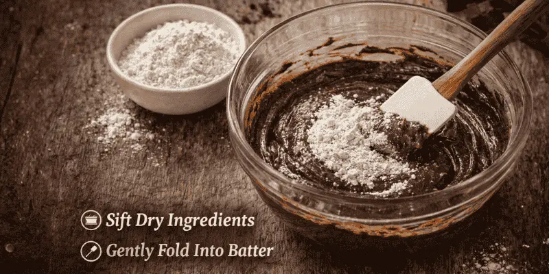 fudgy brownies recipe step 4