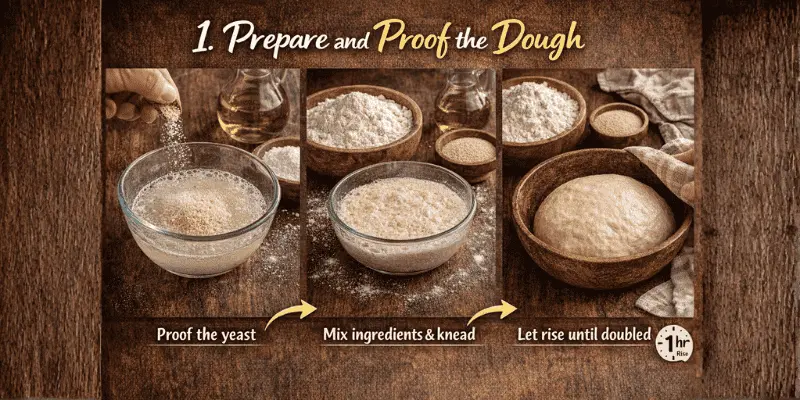 Garlic Knots Recipe Step 1 garlic knots recipe step 1