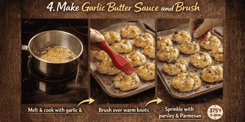 Garlic Knots Recipe Step 4 garlic knots recipe step 4