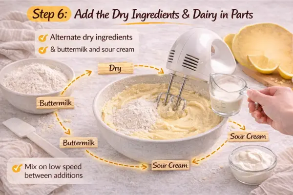 Layered Lemon Cake Step 6 layered lemon cake step 6