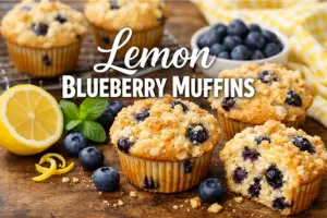 Lemon Blueberry Muffins Recipe in 10 Km