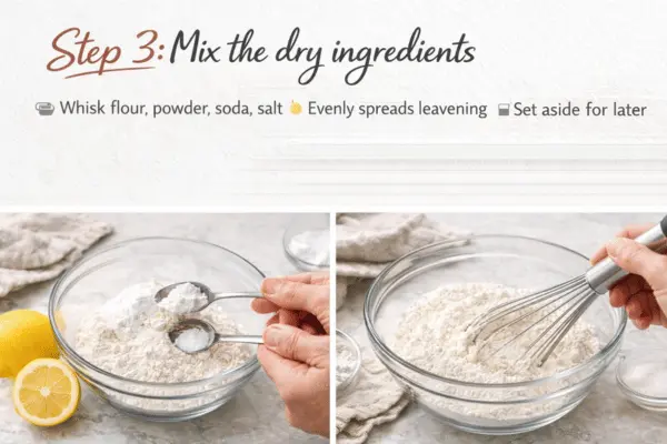 lemon loaf cake step 3