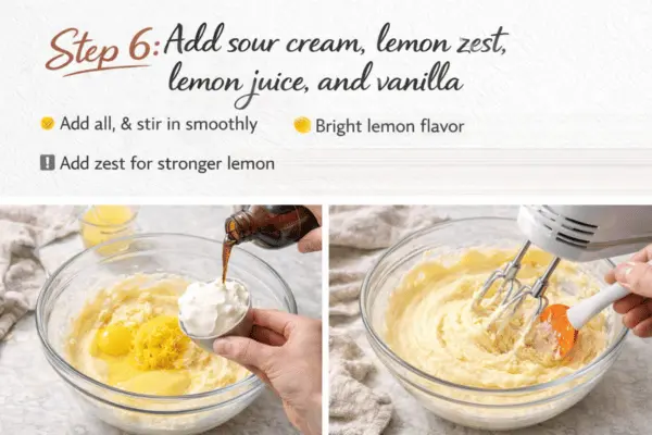 lemon loaf cake step 6