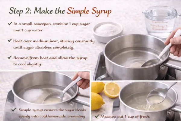 lemonade recipe step 2