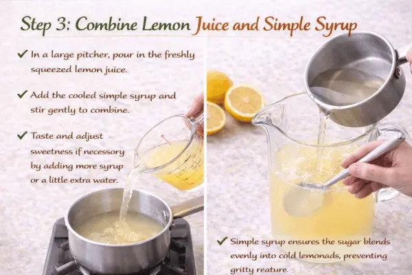 lemonade recipe step 3