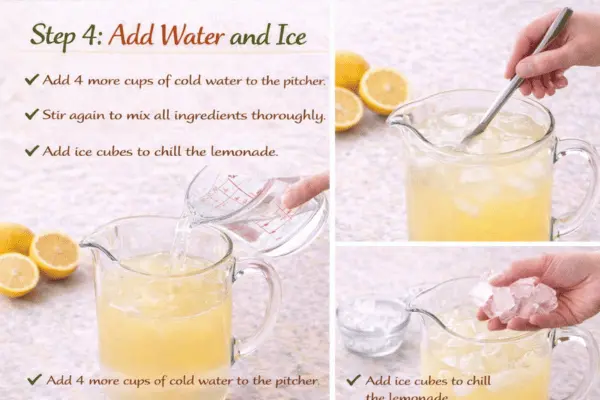 lemonade recipe step 4