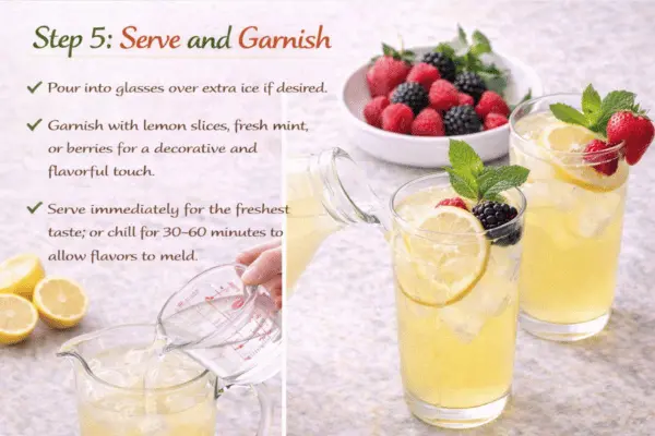 lemonade recipe step 5