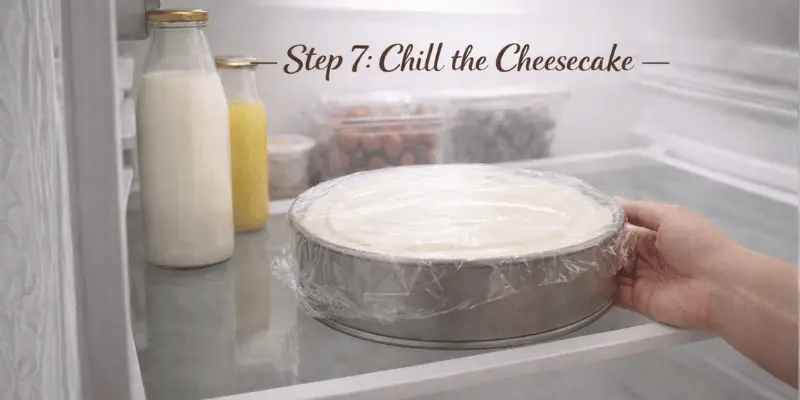 no bake cheesecake recipe step 7
