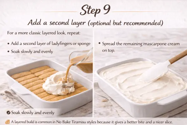 No Bake Tiramisu Tres Leches Cake Step 9 no bake tiramisu tres leches cake step 9