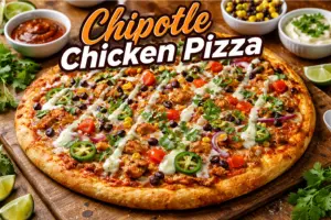 Chipotle Chicken Pizza Recipe in 8 Steps
