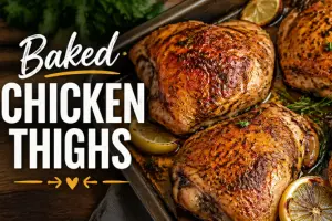 Baked Chicken Thighs Recipe in 6 Steps