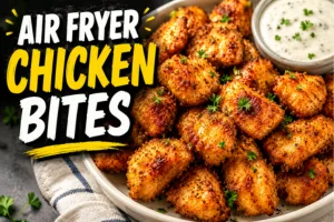 Air Fryer Chicken Bites Recipe in 8 Steps