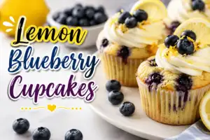 Lemon Blueberry Cupcakes Recipe in 9 Steps