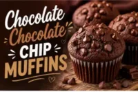 Chocolate Chocolate Chip Muffins Recipe in 9 Steps