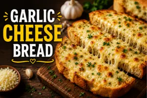 Garlic Cheese Bread Recipe in 6 Steps