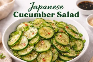 Japanese Cucumber Salad Recipe in 6 Steps