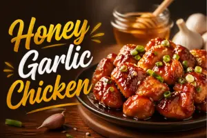 Honey Garlic Chicken Recipe in Just 6 Steps