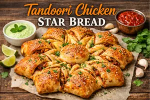 Tandoori Chicken Star Bread Recipe in 9 Steps
